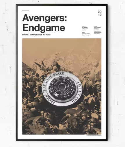 Premium Wall Art - Iconic Rewinds: Minimalist Poster Collection of Classic Films & Series (Multiple Sizes Available)