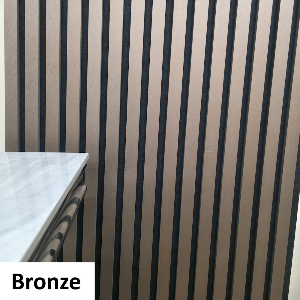 Premium Acoustic Slatted Wall Panel (Multiple Colours)