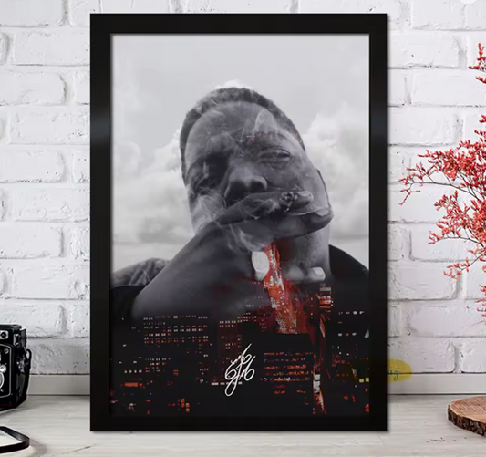 Premium Wall Art - Legends Never Die: Biggie Smalls Tribute Art Print (Multiple Sizes Available)